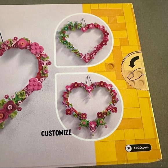 LEGO Heart Ornament 40638 | Floral Valentine Décor | 254 pcs | NIB - Picture 5 of 5